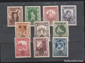 Sellos: Austria 1947 - Yvert 675/84 obliterée (o)